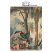 ヴィンテージの花と観光の植物界 フラスク (裏面)