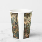 ヴィンテージの花と観光の植物界 紙コップ (右)