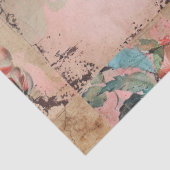 ヴィンテージの花と鳥の切り離し 薄葉紙 (詳細)