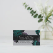 ヴィンテージの花のアポイントメントのアラーム 予約カード (スタンド正面)