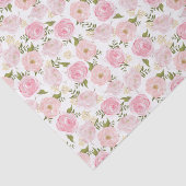 ヴィンテージの花のガーリーな花 薄葉紙 (詳細)