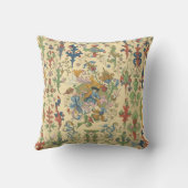 ヴィンテージの花のタペストリーのデザイン クッション (裏面)