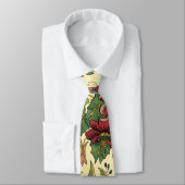 ヴィンテージの花のタペストリーパターンタイ ネクタイ (タイ)