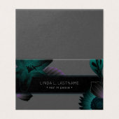 ヴィンテージの花の優雅さは平和に折り畳まれて残る (外部フラット)