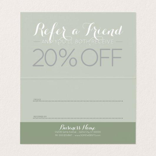 ヴィンテージの花の優雅によって折られる紹介 名刺 (内部フラット)