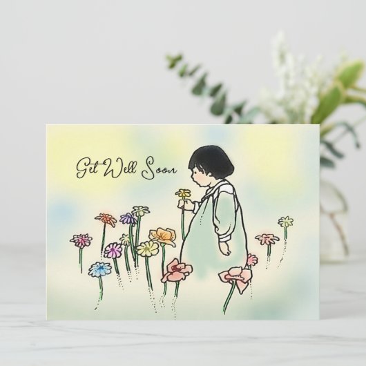 ヴィンテージの花の子は良いカードを取得 カード (スタンド正面)