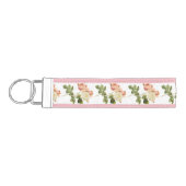 ヴィンテージの花の手首のキーホルダー2 リストバンドキーホルダー (鍵左)