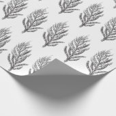 ヴィンテージの花の植物の包装紙 ラッピングペーパー (角)