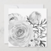 ヴィンテージの花の水彩画はデザイン感謝していしています サンキューカード (裏面)