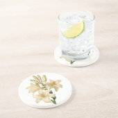 ヴィンテージの花の砂岩コースター1 コースター (側面)