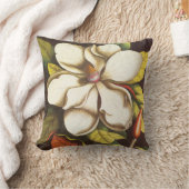 ヴィンテージの花の種付き植物 クッション (ブランケット)