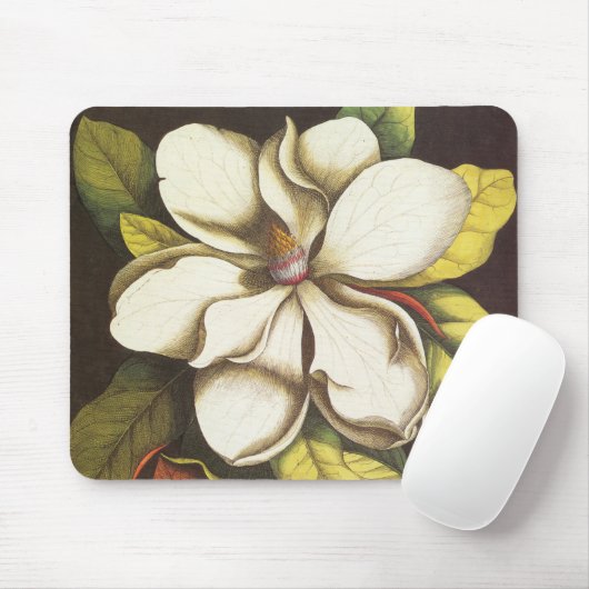 ヴィンテージの花の種付き植物 マウスパッド (マウス)