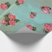 ヴィンテージの花の紙-包装紙 ラッピングペーパー (角)