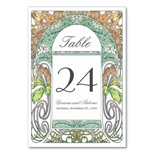 ヴィンテージの花の結婚式のテーブルはIVに番号を付けます(V.3) テーブルナンバー (裏面)