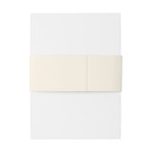 ヴィンテージの花の結婚式|の海軍およびクリームのモノグラム 招待状ベリーバンド (裏面例)