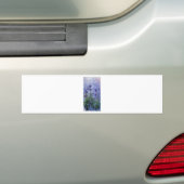 ヴィンテージの花の薄紫アイリス1917 monet. バンパーステッカー (車上)