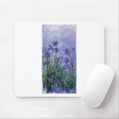 ヴィンテージの花の薄紫アイリス1917 monet. マウスパッド (マウス)