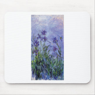 ヴィンテージの花の薄紫アイリス1917 monet. マウスパッド