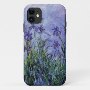 ヴィンテージの花の薄紫アイリス1917 monet. iPhone 11 ケース