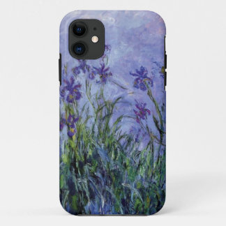 ヴィンテージの花の薄紫アイリス1917 monet. iPhone 11 ケース