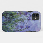 ヴィンテージの花の薄紫アイリス1917 monet. Case-Mate iPhoneケース (裏面(横))