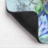 ヴィンテージの花の鳴き鳥服装およびギフト マウスパッド (コーナー)