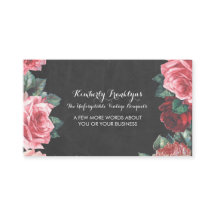 ヴィンテージの花の黒板のピンクのバラのリース