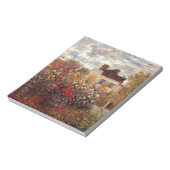 ヴィンテージの花のmonet s庭アルジャントゥーユ太陽 ノートパッド (回転)