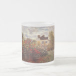 ヴィンテージの花のmonet s庭アルジャントゥーユ太陽 フロストグラスマグカップ<br><div class="desc"></div>