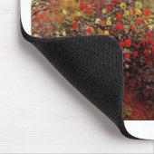 ヴィンテージの花のmonet s庭アルジャントゥーユ太陽 マウスパッド (コーナー)