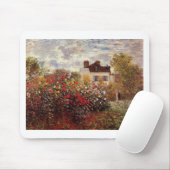 ヴィンテージの花のmonet s庭アルジャントゥーユ太陽 マウスパッド (マウス)