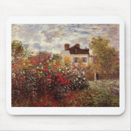 ヴィンテージの花のmonet s庭アルジャントゥーユ太陽 マウスパッド