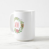 ヴィンテージの花のSucclent |の母の日 コーヒーマグカップ (正面左)