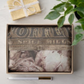 ヴィンテージの花コーヒークラート切り離し 薄葉紙 (ギフト)