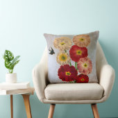 ヴィンテージの花バードブルーを飲み素朴込む クッション (椅子)