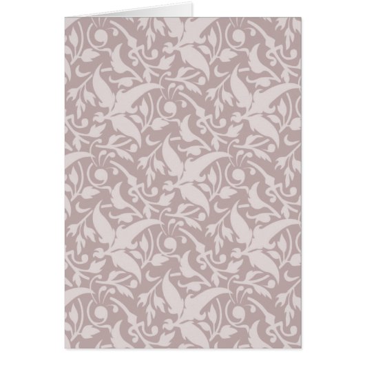 ヴィンテージの花パターン1 -衰退した赤 (正面)