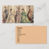 ヴィンテージの花嫁と従者たち 名刺 (正面/裏面)