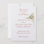 ヴィンテージの花嫁のブライダルシャワーの招待 招待状 (裏面)