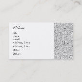 ヴィンテージの花嫁の名刺 名刺 (裏面)