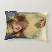 ヴィンテージの花嫁は聖書を持っ結婚て アクセントクッション (裏面)