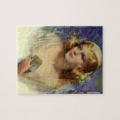 ヴィンテージの花嫁は聖書を持っ結婚て ジグソーパズル (横)