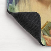 ヴィンテージの花嫁は聖書を持っ結婚て マウスパッド (コーナー)