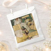 ヴィンテージの花嫁パーソナライズされたさん有難うござう フェイバーバッグ (クリップ留めされた状態)