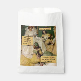 ヴィンテージの花嫁パーソナライズされたさん有難うござう フェイバーバッグ