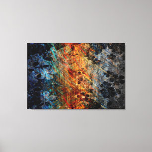 ヴィンテージの花木芸術 キャンバスプリント