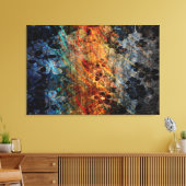 ヴィンテージの花木芸術 キャンバスプリント (インサイチュ (リビング))