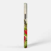 ヴィンテージの花束と蝶 SAMSUNG GALAXYケース (右側面)