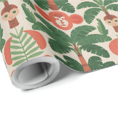 ヴィンテージの花柄がプリントされた装飾的な壁紙 ラッピングペーパー (ロールコーナー)