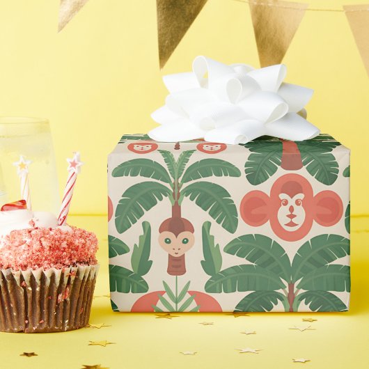 ヴィンテージの花柄がプリントされた装飾的な壁紙 ラッピングペーパー