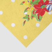 ヴィンテージの花柄のティッシュペーパー 薄葉紙 (詳細)